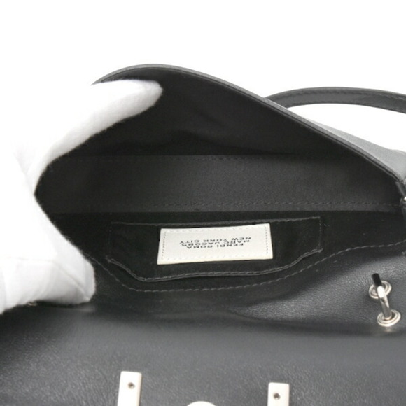 Fendi Women's Phone Bucket Pouch, Marc Jacobs Shoulder Bag, Leather, Black, 7... - Picture 5 of 10